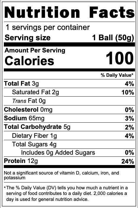 Biscoff Protein Ball (Pack of 12)